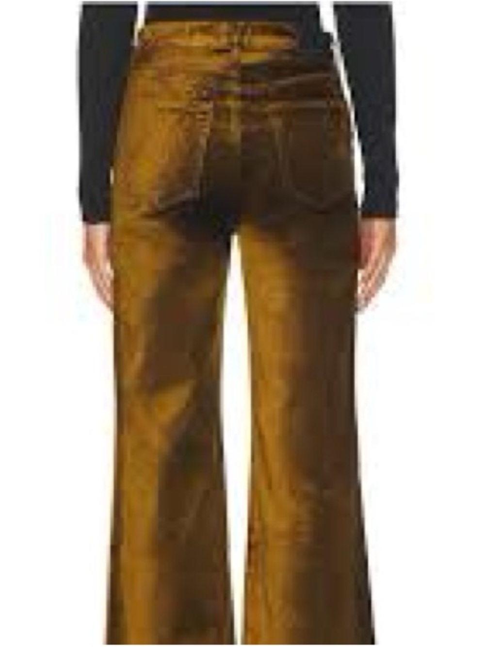 Citizens of Humanity The Isola Cropped Velvet Trouser  in Pony Sz 25 EUC